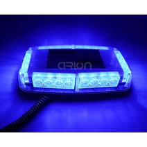 중장비 안전등 경고등 사고방지 레드 블루 옐로우 화이트 트럭 자동차 24 LED 비상 위험 경고 미니 바 지, 01 Blue