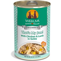 Weruva Thats My Jam!?젤리 그레인 프리 강아지 통조림에 닭고기 양고기 포함, 14-oz case of 12