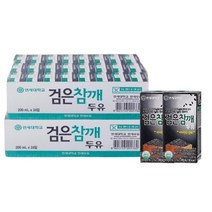 연세 검은참깨두유200ml 48팩 고소한맛 매일, 200ml, 48개