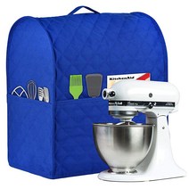 Nalan KitchenAid 키친에이드 믹서 호환되는 스탠드 커버 모든 틸트 헤드 볼 리프트 모델사용 미세 부드러움 쉽게 바래지 보풀이 생기지 않습니다. 4.5쿼트 4.7L5쿼트, Blue_Fits for 4.5-Quart and Al