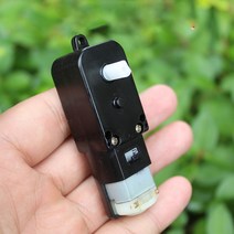 마이크로 미니 소형 기어 모터 DC 3V-6V 52-105RPM 저속 웜 박스 전기 장난감 4WD 자동차 보트 모델, 한개옵션0