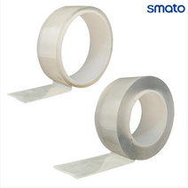 스마토 나노양면테이프 매직테이프 벽지용 테이프 천막보수 틈새차단 재사용가능 30mm 50mm, 두께 2mm x 폭50mm x 길이 3M