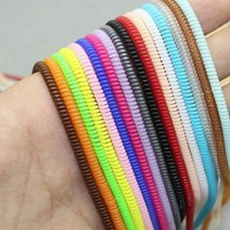 USB선 케이블보호커버 단선 파손방지 TPU 스프링캡 튜브, 레드, 1개