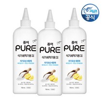 피죤 퓨어 식기세척기용 액상세제 750mlx3 프리미엄1종, 1