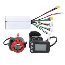 5.5 인치 전기 자전거 컨트롤러 24 V 250W LCD 모니터 24 V LCD 모니터 탄소 섬유 전기 자전거 스쿠터 세트 액세서리, 01 24V