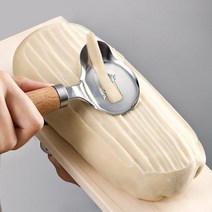 나무 손잡이 칼국수 파스타 면발 칼 파스타 전문 도구 국수 커터, 선택없음