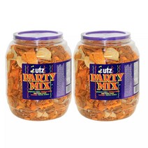 Utz Party Mix Barrels 43oz 우츠 파티 믹스 1.21kg 2팩 1세트