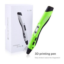 3D펜 SUNLU 어린이용 프린팅 크리스마스 생일 선물 드로잉 연필 장난감 SL-300/200/900, 5.SL-300-green - 미국
