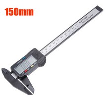 측량 디지털 캘측량 스 6 인치 전자 버니어 100mm 마이크로 미터 눈금자 측정 도구 0.1mm, 03 150mm bla기계