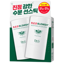 닥터지 레드 블레미쉬 수딩 업 선스틱 듀오 2p SPF50 PA++++, 21g, 4세트