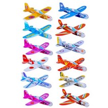 DIY 핸드 던지기 비행 글라이더 비행기 완구 야외 게임 3 4 5 6 7 Ans, 12Pcs Small Size