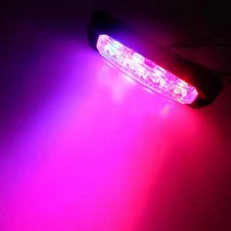 LED 신호봉 전자 호루라기 지시봉 호각 싸이렌 경광봉 트럭 사이드 라이트 자동차 고출력 스트로브 경고등, 01 red_01 세 나사, 1개