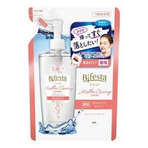 Bifesta(비페스타) 미셀러 클렌징 워터 센시티브 리필용 닦아 타입 화장수 유래 오일 프리 무향료 360밀리리터 (x 1) Bifesta(ビフェスタ) ミセラークレンジングウォ