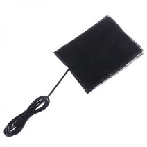 10*15cm 5V USB 탄소 섬유 난방 패드 세척 가능한 전기 천 히터 시트 케이블 1.2A, 10x15cm