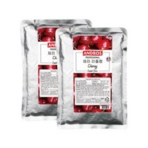 앤드로스 체리 리플잼 1kg 2개세트 과일쨈, 앤드로스 체리 리플잼 1kg 2개세