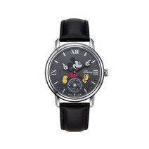 디즈니 남여공용 미키마우스 가죽시계 OW139BKB