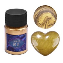 에폭시 수지 경화제 본드 퍼티 아크릴 수지 안료 필러 10ml 진주 빛 분말 착색 염료 DIY UV 에폭시 보석, 15 A15
