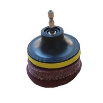 목공 작업 원형사포 3인치 20매 녹 제거 페인트 벗기기 사포 드릴용 사포 목재 샌드페이퍼, 4. 320방 20매