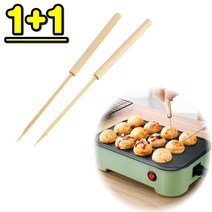 1+1 타꼬야끼 나무송곳 4개 긴나무 이쑤시개