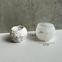 도자기 공예 크리스탈 립스틱 랙 보관함 몰드 향기 나는 캔들 홀더 실리콘 석고 에폭시 시멘트 수지, [10] 10