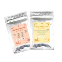 1+1 퀸즈헤나 토탈셀렉트 100g 천연헤나염색 부터 빠른새치염색, 내추럴오렌지+암라(천연)