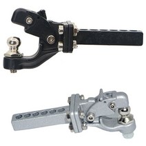 견인고리 캠핑트레일러2X Hitch Trailer Hook For 1:10 Scx10 90046 Traxxas Trx4 Rc Crawler Car, 01 빨간