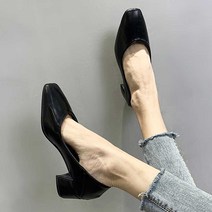 결혼식 하객룩 정장 낮은굽 로퍼 구두 펌프스힐 코디