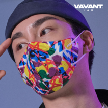 [건영마스크] 바반트 새부리 패션 마스크 대형 50매, 알지비멀티