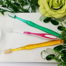 [AMISO] 국산 치과칫솔 치과전용칫솔 치과의사들이 추천하는 치과전용칫솔 성인 이중슬림모 고급모 교정모 어린이 곰돌이 고급모, 어린이고급슬림 1박스12개 (색상랜덤)