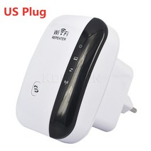 증폭기 부스터 kebidumei wifi 무선 리피터 wifi Extender 300mbps wifi 신호 네트워크 ap function repeater, 흰색 미국 플러그