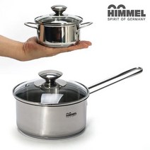 [서원상사] IH 인덕션겸용 미니 스텐냄비 12cm 14cm 16cm