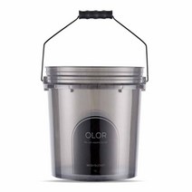 버킷 세차바스켓 18L 반투명 단품 셀프세차용품, 버킷(반투명)18L단품