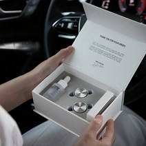 DU_새차 선물 오퍼스 명품 차량용 방향제 송풍구 더블 (+ 쇼핑백 증정), 딥그레이+선택없음:어벤투스
