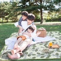 캠핑바닥 매트 특대형 등산 방석 텐트 접이식 1인용 피크닉 캠핑용, 멀티 스트라이프