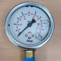 아나로그 국산 압력게이지 압력계 63mm 0~10bar PT1/4, 아기자기 쿠팡 본상품선택