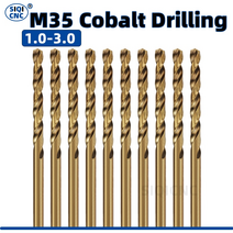 자동차 덴트 수리공구 풀 플랫 헤드 플랫 지게차 본체 중간층 cobalt high speed steel twist drill bit m35 스테인레스 스틸 도구 세트 액세서리, 1.0mm