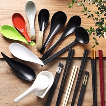 일식 중식 중국집 멜라민 플라스틱 우동 스푼 국물 수저 숟가락 젓가락 저분, 선택02-사마 우동스푼 블랙