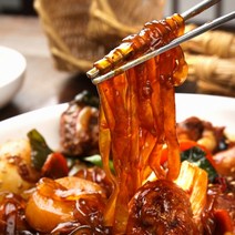 강고집밥 황금레시피 단짠 간장 넓적당면 안동찜닭 간편식 밀키트 캠핑요리 700g 술안주 저녁메뉴, 1kg x 2팩