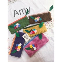 [Amy]핸드메이드 손뜨개장지갑 안경케이스 필통