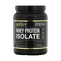 (해외) California Gold Nutrition 캘리포니아 골드 웨이 프로틴 아이솔레이트 무향 454g Protein Isolate, 2개