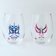 MARUMO TAKAGI 냉감 가부키® 프리그래스페어【온도로 변화 미노야키 일본제】유리잔 유리컵