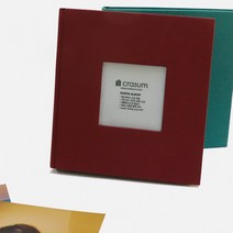 크래썸 5x7 사진앨범 50장 포켓식 포토앨범, 와인버건디