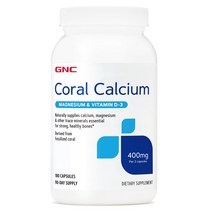 GNC 코랄 칼슘 180캡슐, 단품, 180정