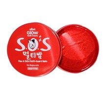 반려 동물 강아지 고양이 피부 진정 건조 갈라짐 습진 염증 멀티 밤 연고 로션 바세린 보습제, 1개