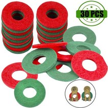 배터리 터미널에 대 한 30PCS 부식 방지 세탁기 섬유 보호기 자동차 두꺼운 펠트 패드, 01 as shown