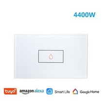 Tuya WiFi Smart Life Socket NEW 4400W App Boiler Water Heater Switch Timer Schedule Voice Control Go, [02] White Model 1, [01] 100-250V, 02 White Model 1_01 100-250V