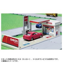 TAKARATOMY 타카라토미 토미카 토미카 타운 주유소 ENEOS [미니카용 디스플레이 용품], 단일