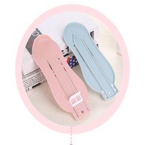 윤마켓 유아용 발측정기 발사이즈 측정기 초보맘 필수템, 파스텔블루