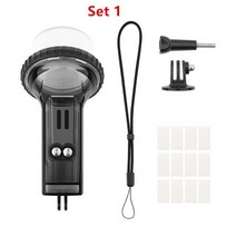 방수 케이스 60m 수중 다이빙 쉘 DJI OSMO 포켓 2 짐벌 카메라 보호 커버 세트, 01 Set 1