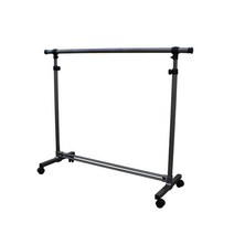 커스텀디피 베이직 넉자 1200mm 튼튼한 철재 행거, 실버